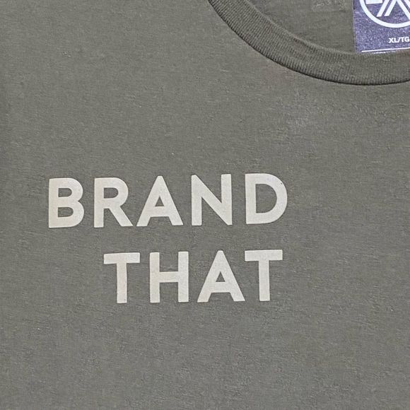 Express Graphic T-Shirt Front Back Print Short Sleeve Cotton Tee Green size XL - Picture 8 of 17